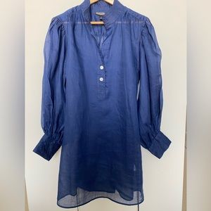 Banana Republic Ramie Popover Shirtdress